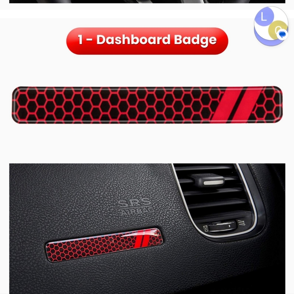 Dodge Challenger Steering Wheel dashboard Trim kit - Picture 3 of 4
